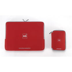 Tucano Laptop Sleeve w/Cable Pouch 17.0 MacBook Pro (Red)