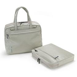 Tucano Stylish Two Tone Notebook Case - Top Loading - Nylon - White