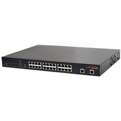 U.S. Robotics Courier USR997624 24-Port PoE Smart Switch - 24 x 10/100Base-TX LAN, 2 x 10/100/1000Base-T Uplink