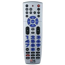 One For All UEI Mainstream Line Remote Control - Cable Box, DVD Player, DVR, PVR (Personal Video Recorder), Satellite Receiver, TV, TV/DVD Combo, TV/VCR Combo, VCR - Univer