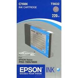 EPSON ULTRCHRM INK 220ml f/7800/9800 - CYAN