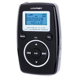 Unirex UNIREX MPX-20FB Flash MP3 Player with FM Radio & 256 MB Built-In Flash Memory