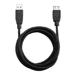 Compucessory USB Cable Extension, AA, 6', Gray (CCS10425)