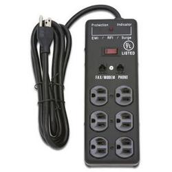 Ultra 6-Outlets Surge Suppressor - Receptacles: 6 x NEMA 5-15R - 312J