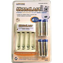 Ultralast Multi-Voltage Wall NiMH/NiCd Battery Charger Kit Charges AA and AAA Batteries