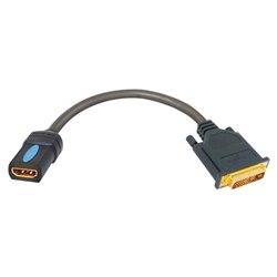 ULTRALINK Ultralink Challenger 2 HDMI TO DVI Adaptor Cable - 1 x HDMI - 1 x DVI - 1ft (C2-HFDM)