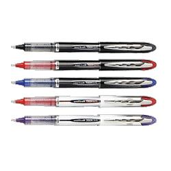 Sanford Uni-Ball Vision Elite Gel Pen,0.8mm,LT Gray Barrel/AST Ink (SAN69094)