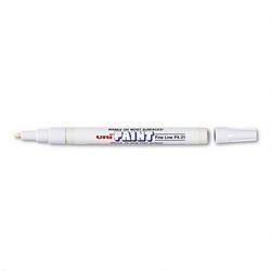 Faber Castell/Sanford Ink Company Uni®-Paint Opaque Oil-Based Paint Marker, 1.5mm Fine Point, White (SAN63713)