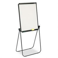 Quartet Manufacturing. Co. Unimate® Total Erase® Adjustable 2-Sided Easel, 26w x 34h Board, Black Frame (QRT100TE)