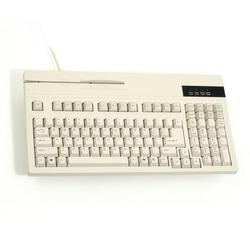 UNITECH - ALL TERMINALS Unitech K2714 POS Keyboard - PS/2 - QWERTY - 104 Keys - Beige