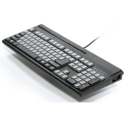 UNITECH AMERICA Unitech KP3700 Programmable Keyboard - PS/2 - 104 Keys - Black