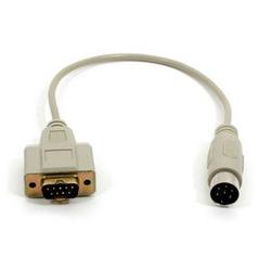 UNITECH AMERICA Unitech Serial Converter Cable - 1 x DB-9 - 1 x DIN - 1ft