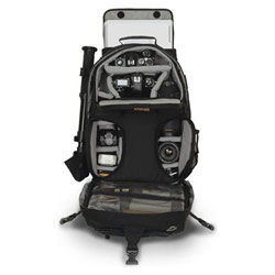 Naneu Pro Urban Gear Street-Smart Camera Bag/Backpack, Rip-Stop 600D Nylon, Fits 17 Laptop, 7.15lbs