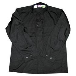 Bdu's Us Milspec 2 Pocket Shirt, Battle Rip, Black, Medium