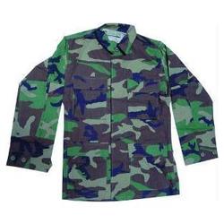 Bdu's Us Milspec Jacket, Ripstop, Woodland Camo, Large