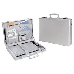 Vanguard Deluxe 4 Designer II Business Case - Aluminum - Silver