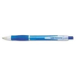 Bic Corporation Velocity reg Retractable Ballpoint Pen, Medium Point, Blue Ink, Dozen (BICVLG11BE)