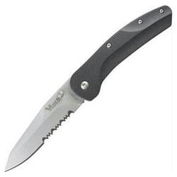 VTECH Venom Folder, Spear Point, Aluminum, Serrated