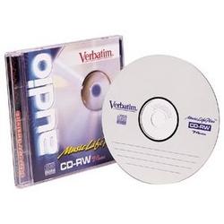 VERBATIM CORPORATION Verbatim 24x CD-RW Media - 650MB - 25 Pack