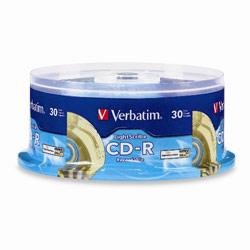 VERBATIM Verbatim CD-R 80MIN 700MB 52X LightScribe 30pk Spindle