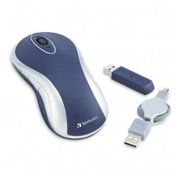 VERBATIM Verbatim Wireless Laser Desktop Mouse - Laser - USB