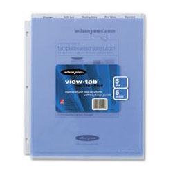 Wilson Jones/Acco Brands Inc. View-Tab® Binder Filer, Top-Loading, 5 Tabs/Pack (WLJ55119)