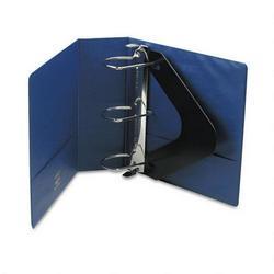 Wilson Jones/Acco Brands Inc. Vinyl Locking No-Gap™ D-Ring Binder with Label Holder, 4 Cap., Dark Blue (WLJ38454BL)