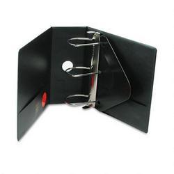 Wilson Jones/Acco Brands Inc. Vinyl Locking No-Gap™ D-Ring Binder with Label Holder, 5 Capacity, Black (WLJ38450B)