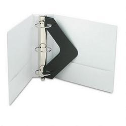 Wilson Jones/Acco Brands Inc. Vinyl Round Ring Basic View Binder, 3 Capacity, White (WLJ36249W)