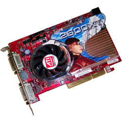 VISIONTEK VisionTek Radeon HD2600 XT 512MB GDDR3 AGP (Dual DVI-I, TV/HDTV) Video Card