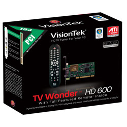 VISIONTEK VisionTek TV Wonder HD 600 PCI Tuner