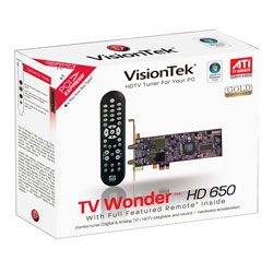 VISIONTEK VisionTek TV Wonder HD 650 PCI Express TV Tuner