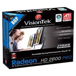 VISIONTEK Visiontek Radeon HD 2600 PRO 256MB AGP DDR2 128-bit DirectX 10 Video Card