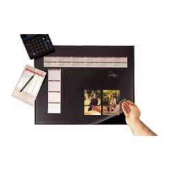 Visual Organizers Visual Desk Pad, 24 Wx19 D, Black (VIOVC2231)