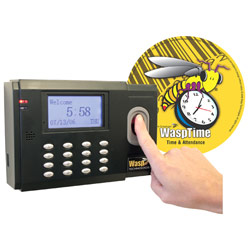 WASP TECHNOLOGIES WASPTIME BIOMETRIC COMBO WITH B1000 BIOMETRIC CLOCK