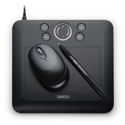 WACOM Wacom Bamboo Fun Small Digitizing Tablet - Black