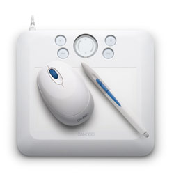 WACOM Wacom Bamboo Fun Small Digitizing Tablet - White