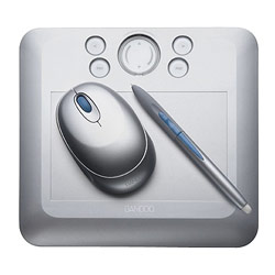 WACOM Wacom Bamboo Fun Small Graphics Tablet - 5.8 x 3.7 - 2540 lpi - Pen, Mouse - USB