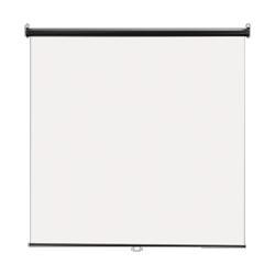 Hon Company Wall Screen, 60 x60 , Matte White Screen/ Black Finish (HONMSE60)