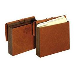 Globe Weis/Cardinal Brands Inc. Wallet, Heavy Duty, 24 Pt., 3-1/2'' Exp., Legal, Extra Wide, Brown (GLWCL1057ELHD)