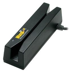 WASP TECHNOLOGIES Wasp WMR-1250 Magnetic Stripe Reader - High Coercivity (HiCo), Low Coercivity (LoCo) - USB - Black