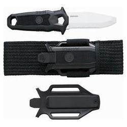 Schrade Water Rat Dive Knife, Black, Nylon & Moulded Sheath