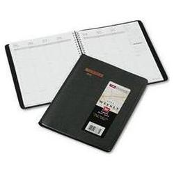 At-A-Glance Weekly Appointment Book, 1 Week/Spread, Hourly Appts., 6-7/8 x 8-3/4, Black (AAG7086505)