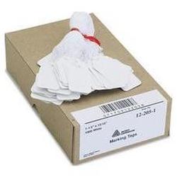 Avery-Dennison White Price Tags, Strung with White Twine, 1-1/2 x 15/16, 1000/Box (AVE12205)