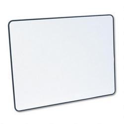 Magna Visual, Inc. White-on-White Magnetic Planning Board, 1 x 1 Faint Grid, 48w x 36h, Black Frame (MAVWOW3648)