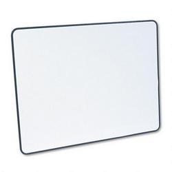 Magna Visual, Inc. White-on-White Magnetic Planning Board, 1 x 1 Faint Grid, 48w x 36h, Black Frame (MAVWOW3648)