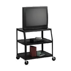 Hon Company Wide TV Cart, Steel, 37 x27-1/2 x41 , Black (HONPF41MP)