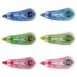 American Tombow Inc. WideTrac™ Correction Tape, Fashion Color Dispensers, 1/3 x 236 , White Tape (TOM68615)