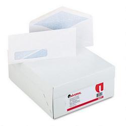 Universal Office Products Window Envelopes, White, #10, 4-1/8 x 9-1/2, 500/Box, 5 Box/Carton (UNV35211)