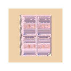 Universal Office Products Wirebound Important Message Book, 4 Forms/Pg, 200 Sets/Book (UNV48005)